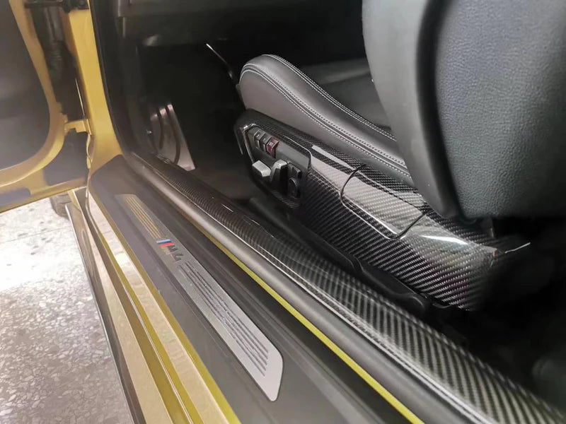 Carbon Fiber Seat Side Cover passend für BMW F80 F82 F30 F31 F32 F33 F34 F20 F22