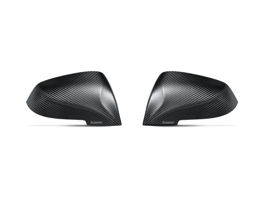 Akrapovič Carbon Fibre Mirror Cap Set - Matte BMW