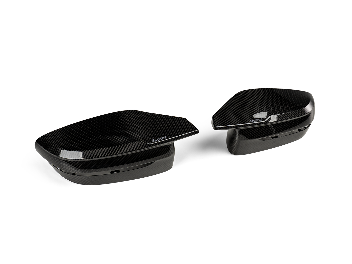 Akrapovič Carbon Fibre Mirror Cap Set - High Gloss - BMW M2, M3 und M4 LCI auch OPF/GPF