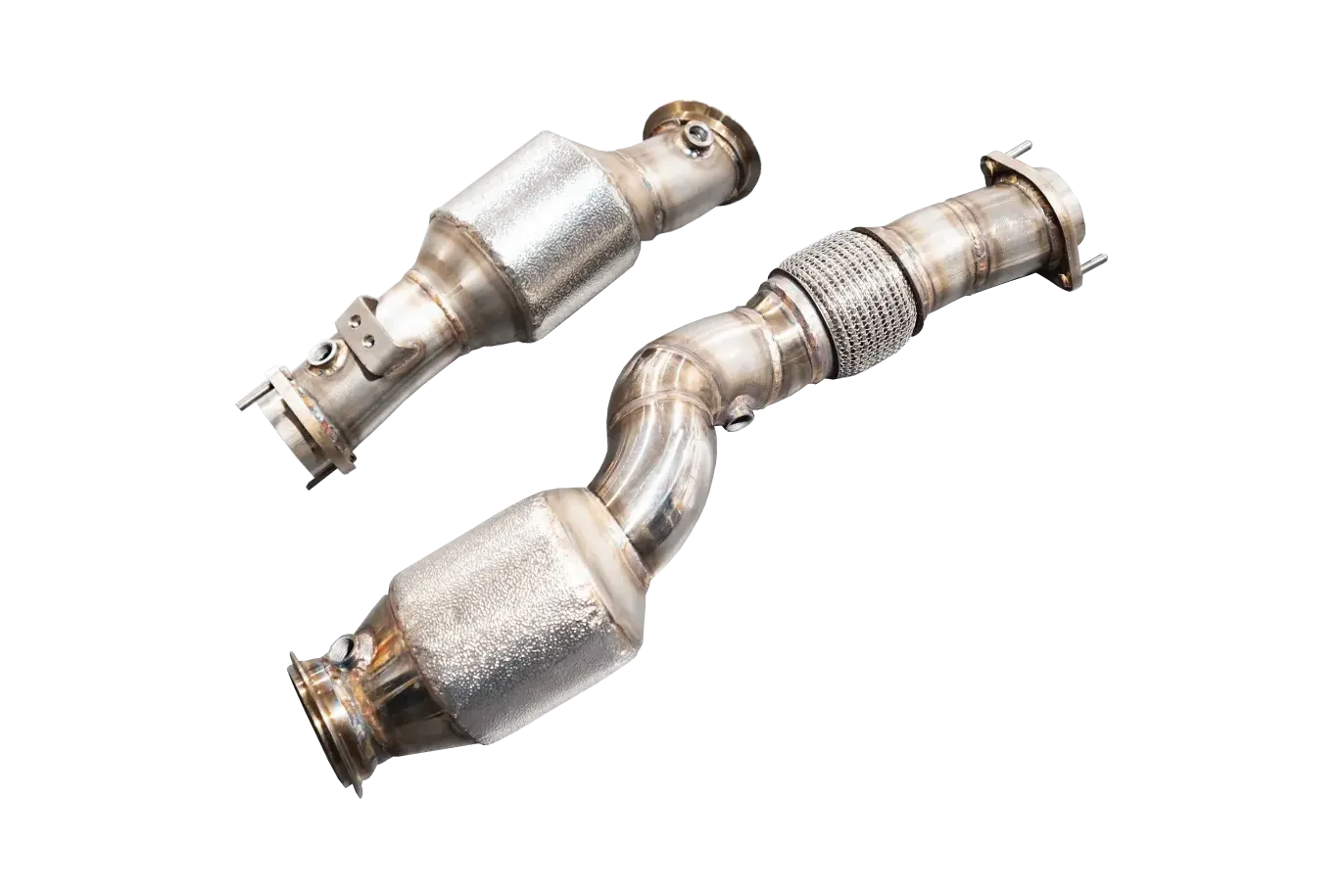 Aulitzky Exhaust | ECE Downpipe mit Sport-Kat | passend für BMW M2/M3/M4 inkl. Competition (G80/G81/G82/G83/G87) S58