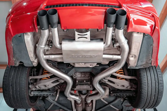 Aulitzky Exhaust | ECE Klappenendschalldämpfer | passend für BMW M3 (E90/E92) 420PS