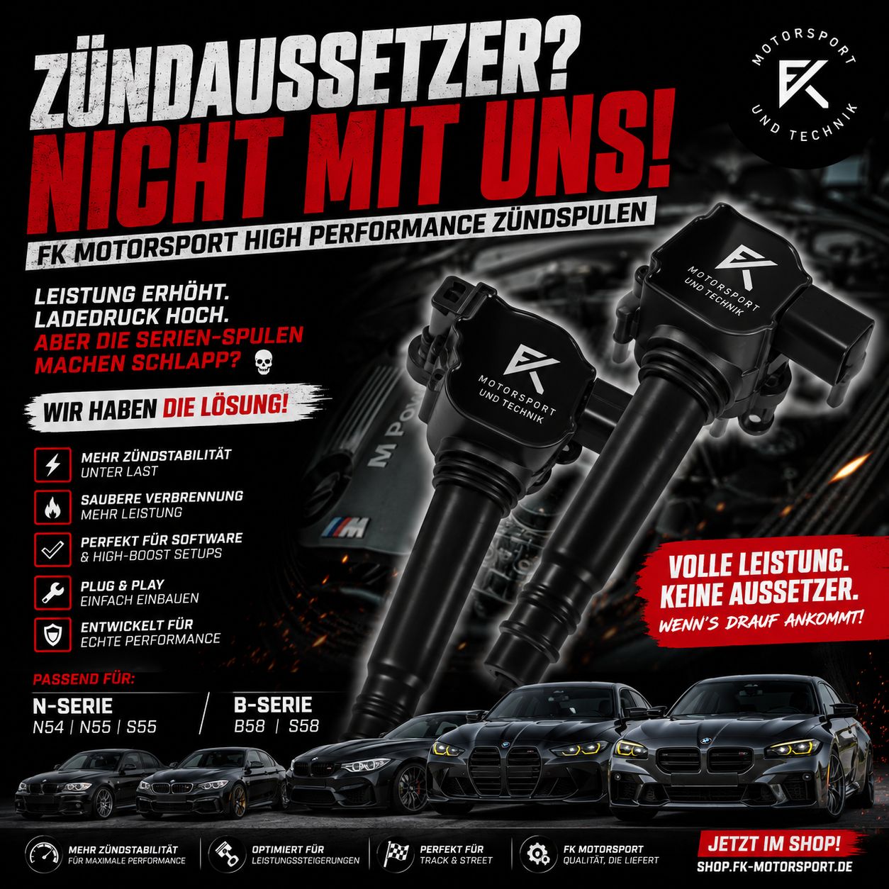 FK Motorsport High Performance Zündspulen