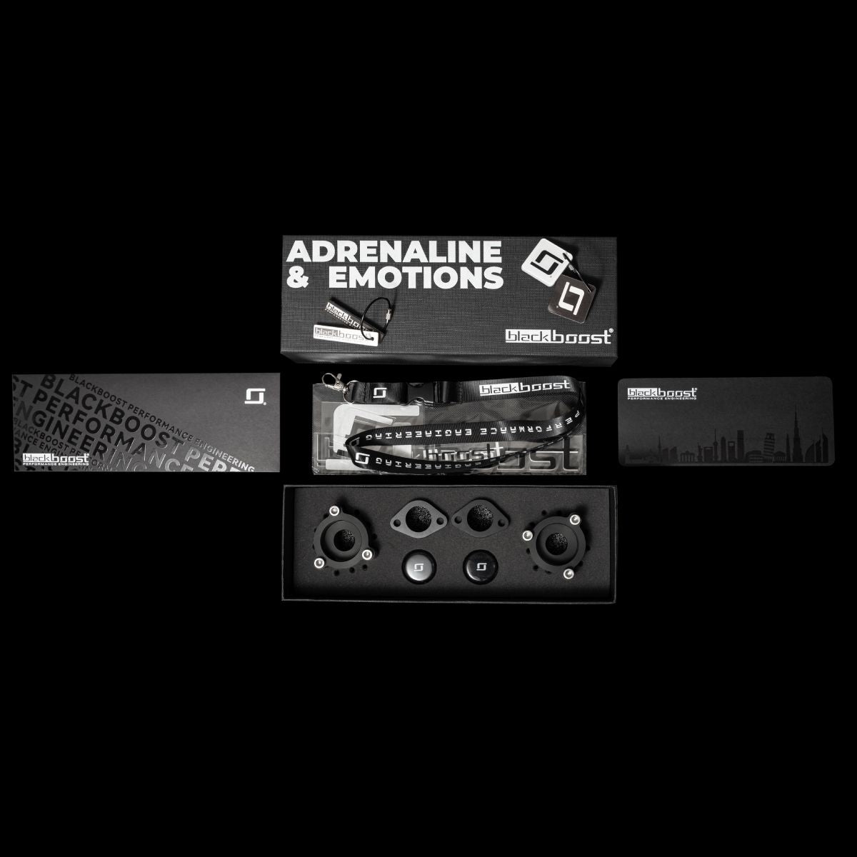 FTA Adaptersatz für serienm. Ansaugsystem | passend für Mercedes-Benz AMG C63/S (205), GLX63/S (253), S560 (222) | Blackboost