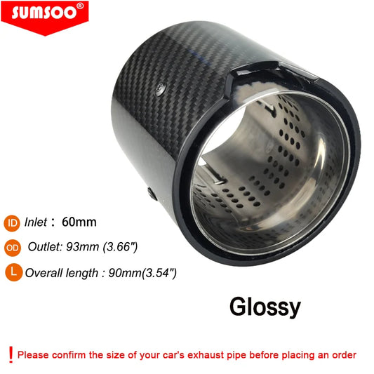 1PCS Carbon Fiber Exhaust Tip passend für BMW M2 M3 M4 M135i M235i M140i M240i M335i M340i M435i
