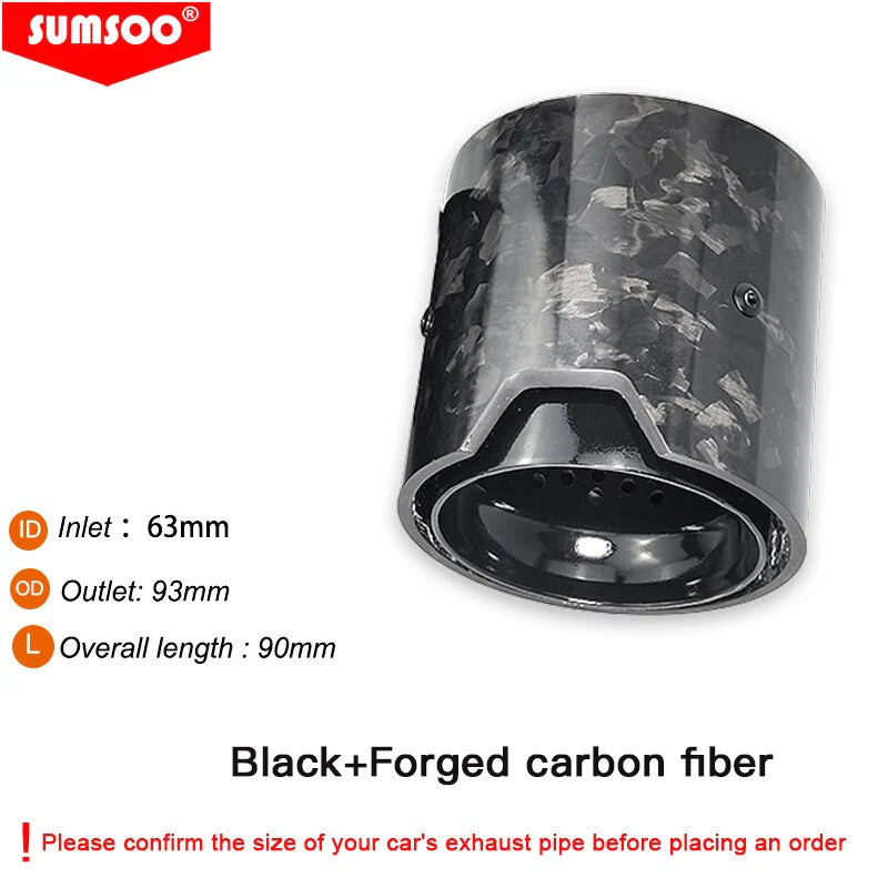 1PCS Carbon Fiber Exhaust Tip passend für BMW M2 M3 M4 M135i M235i M140i M240i M335i M340i M435i