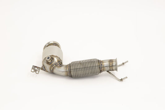 Aulitzky Exhaust | ECE Downpipe 2,76" (70mm) mit Sport-Kat | Mini Cooper S/JCW/GP (F54/F55/F56/F57/F60)