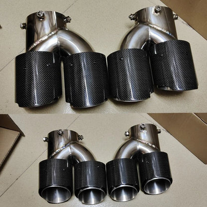 98mm Exhaust Tips passend für BMW G20 G22 G42 M40i