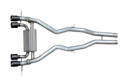 Aulitzky Exhaust | ECE Abgasanlage 3" (76mm) ab OPF mit Klappensteuerung | passend für BMW M2 (G87) S58