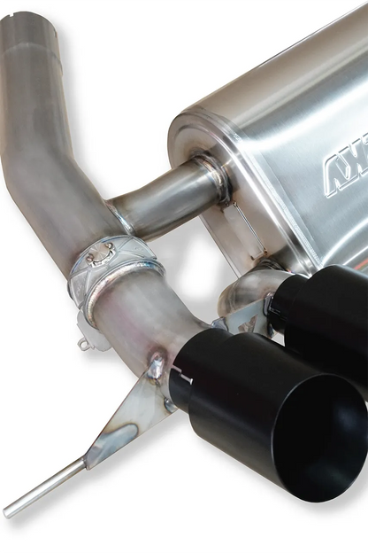 Aulitzky Exhaust | ECE Abgasanlage 3" (76mm) ab OPF mit Klappensteuerung | passend für BMW M2 (G87) S58