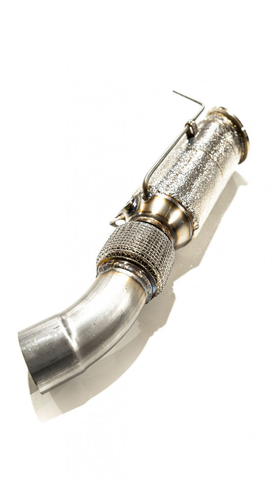 Aulitzky Exhaust | ECE Downpipe mit Sport-Kat | passend für BMW M140i/M240i inkl. xDrive OPF (F20/F21/F22) 340PS B58