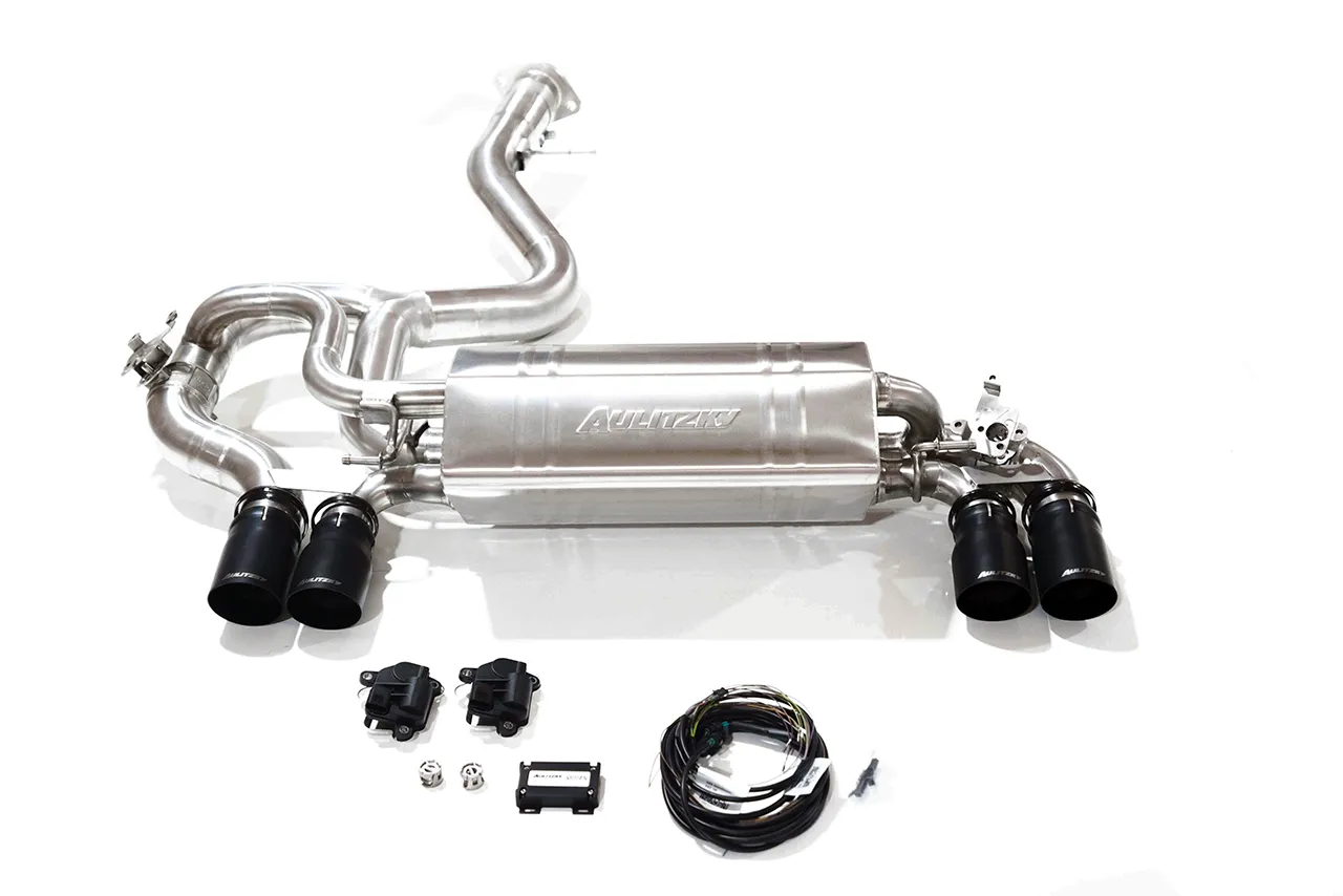 Aulitzky Exhaust | ECE Endschalldämpfer mit Klappensteuerung | passend für BMW 1er M (E82) 340PS N54