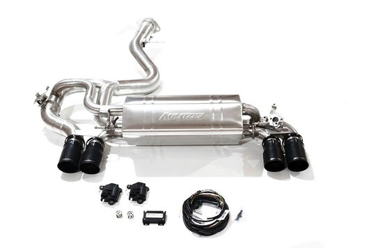 Aulitzky Exhaust | ECE Endschalldämpfer mit Klappensteuerung | passend für BMW 1er M (E82) 340PS N54