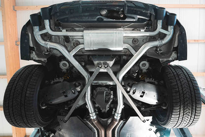 Aulitzky Exhaust | ECE Endschalldämpfer mit Klappensteuerung | passend für BMW X5M/X6M inkl. Competition (F95/F96) S63 S68