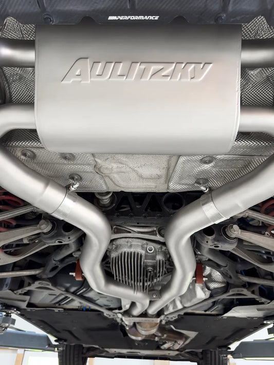 Aulitzky Exhaust | ECE Klappenabgasanlage 3" (76mm) ab OPF | passend für BMW M2 Competition/CS (F87) S55