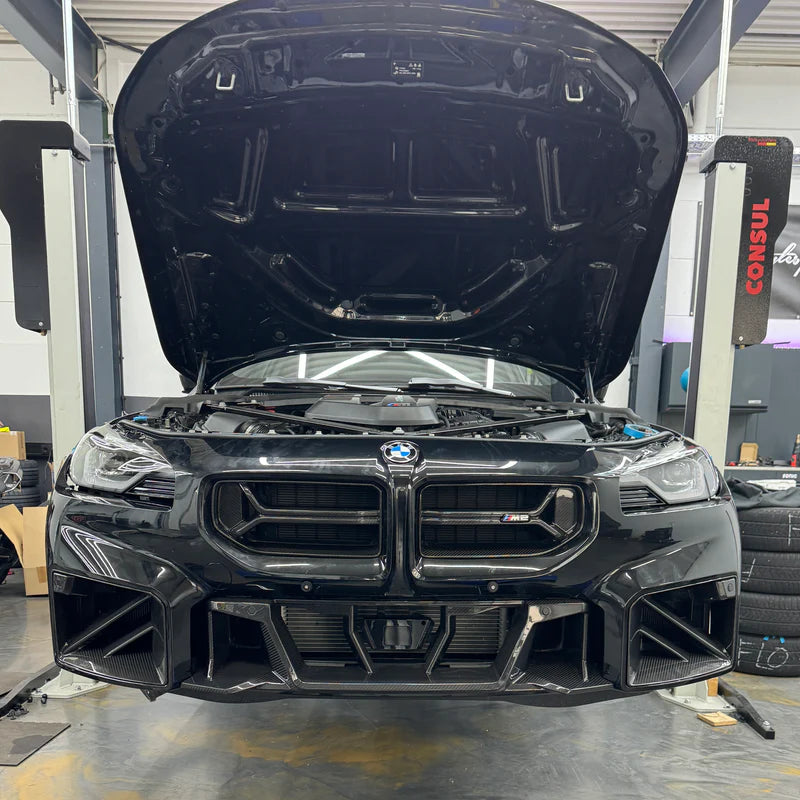 Carbon Fiber Front Duct Inserts Sooqoo passend für BMW M2 G87