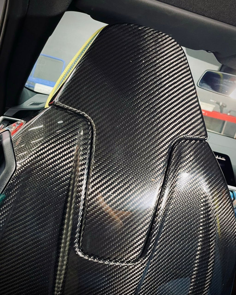 Carbon Fiber Seat Back Cover passend für BMW G87 M2 G80 M3 G82 M4