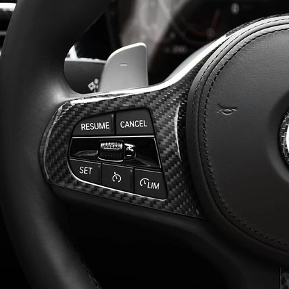 Carbon Fiber Steering Wheel Cover passend für BMW G Series