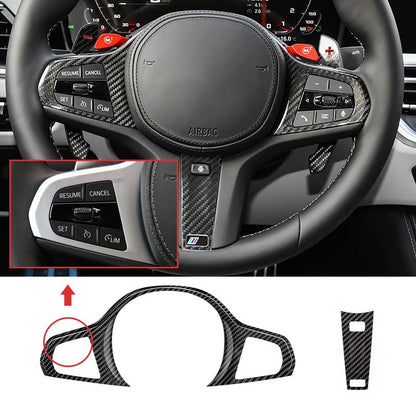 Carbon Fiber Steering Wheel Cover passend für BMW G Series