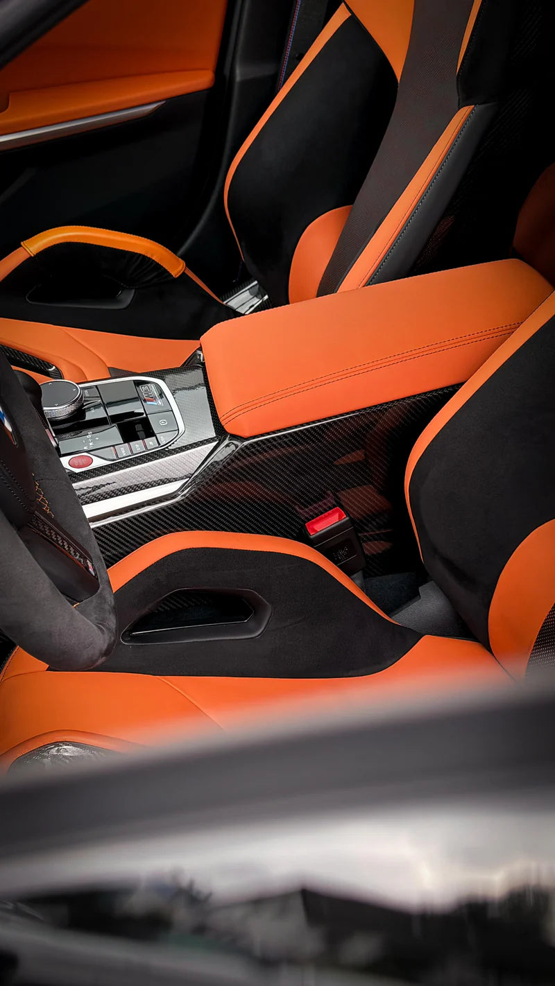 Carbon Fiber lnterior Center Console passend für BMW G20 G42 G22 G80 G82 G87