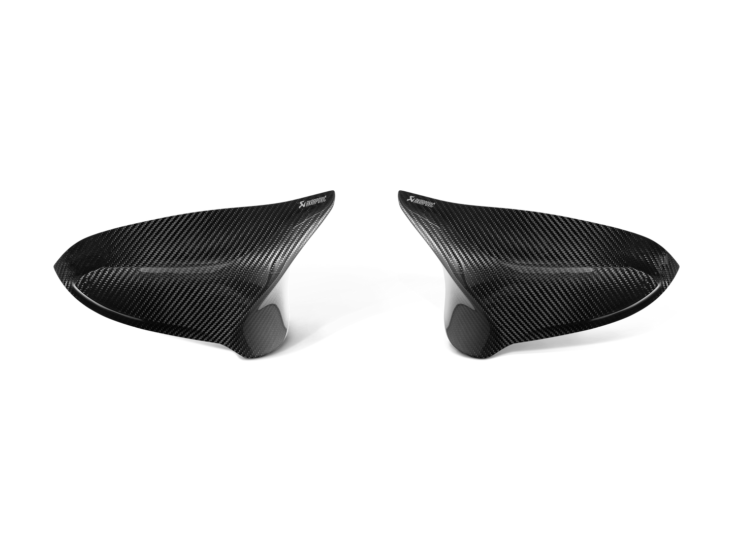 Akrapovič Carbon Fibre Mirror Cap Set - High Gloss BMW M2 (F87N) / M3 (F80