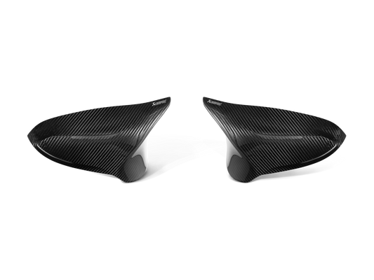Akrapovič Carbon Fibre Mirror Cap Set - High Gloss BMW M2 (F87N) / M3 (F80