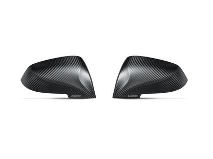 Akrapovič Carbon Fibre Mirror Cap Set - Matte BMW