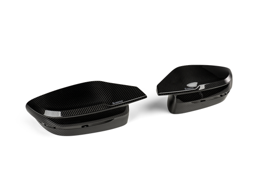 Akrapovič Carbon Fibre Mirror Cap Set - High Gloss - BMW M2, M3 und M4 LCI auch OPF/GPF