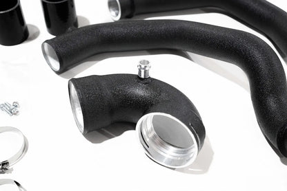 Charge- & Boostpipe Set Aluminium schwarz | passend für BMW M2/M3/M4 inkl. Competition/CS (F87/F80/F82/F83) S55 | Aulitzky Tuning