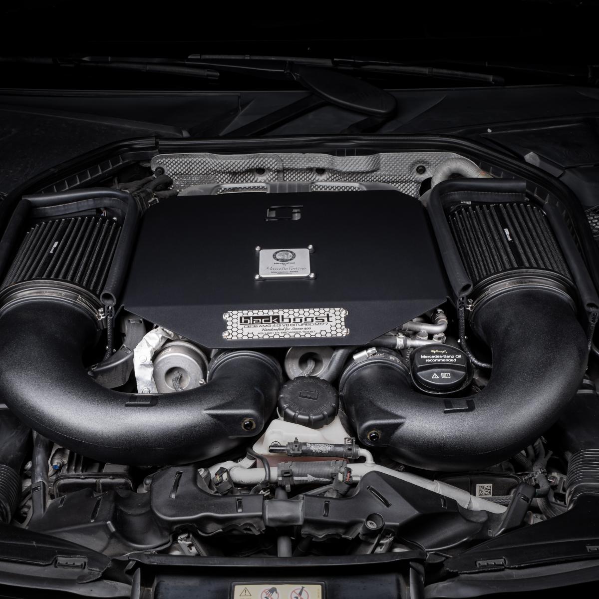 Cold Air Intake System | passend für Mercedes-Benz AMG C63/C63S (205), GLC63/GLC63S (253), M176 S560 (W222/A217/C217) | Blackboost