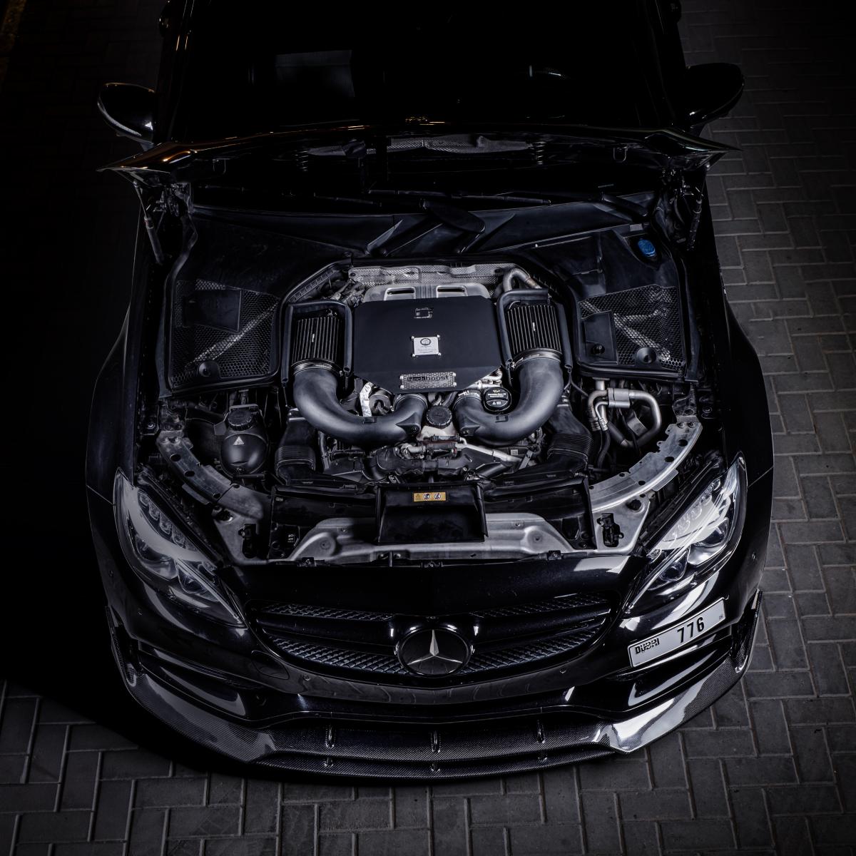 Cold Air Intake System | passend für Mercedes-Benz AMG C63/C63S (205), GLC63/GLC63S (253), M176 S560 (W222/A217/C217) | Blackboost