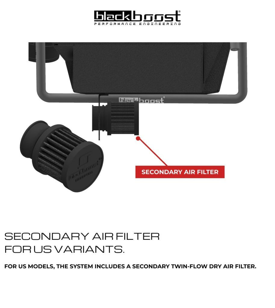 Cold Air Intake System | passend für VW Golf 8 GTI/CS/R 2.0 TSI EA888 Gen.4 | Blackboost