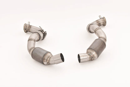 Aulitzky Exhaust | Downpipe 3" (76mm) mit Sport-Kat | passend für BMW M5 (F90) 600PS S63 | Motorsportartikel
