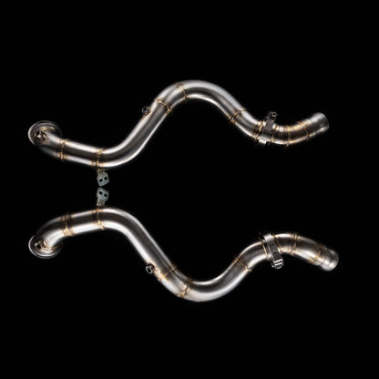 Downpipes Catless | passend für Mercedes-Benz AMG C63/C63S (205), GLC63/GLC63S (253), M176 S560 (W222/217) | Blackboost