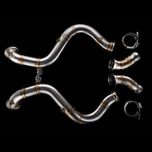 Downpipes Catless | passend für Mercedes-Benz AMG C63/C63S (205), GLC63/GLC63S (253), M176 S560 (W222/217) | Blackboost