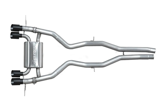 Aulitzky Exhaust | ECE Abgasanlage 3" (76mm) ab OPF mit Klappensteuerung | passend für BMW M3/M4 inkl. Competition (G80/G81/G82/G83) S58