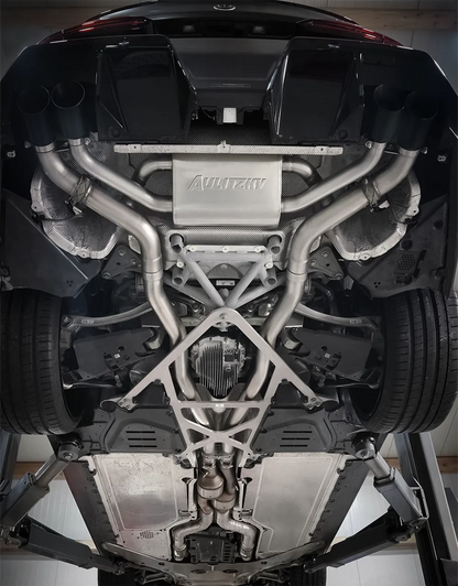 Aulitzky Exhaust | ECE Abgasanlage ab Kat/OPF mit Klappensteuerung | passend für BMW M5 (G90/G99) 727PS S68