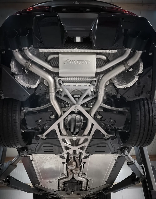 Aulitzky Exhaust | ECE Abgasanlage ab Kat/OPF mit Klappensteuerung | passend für BMW M5 (G90/G99) 727PS S68