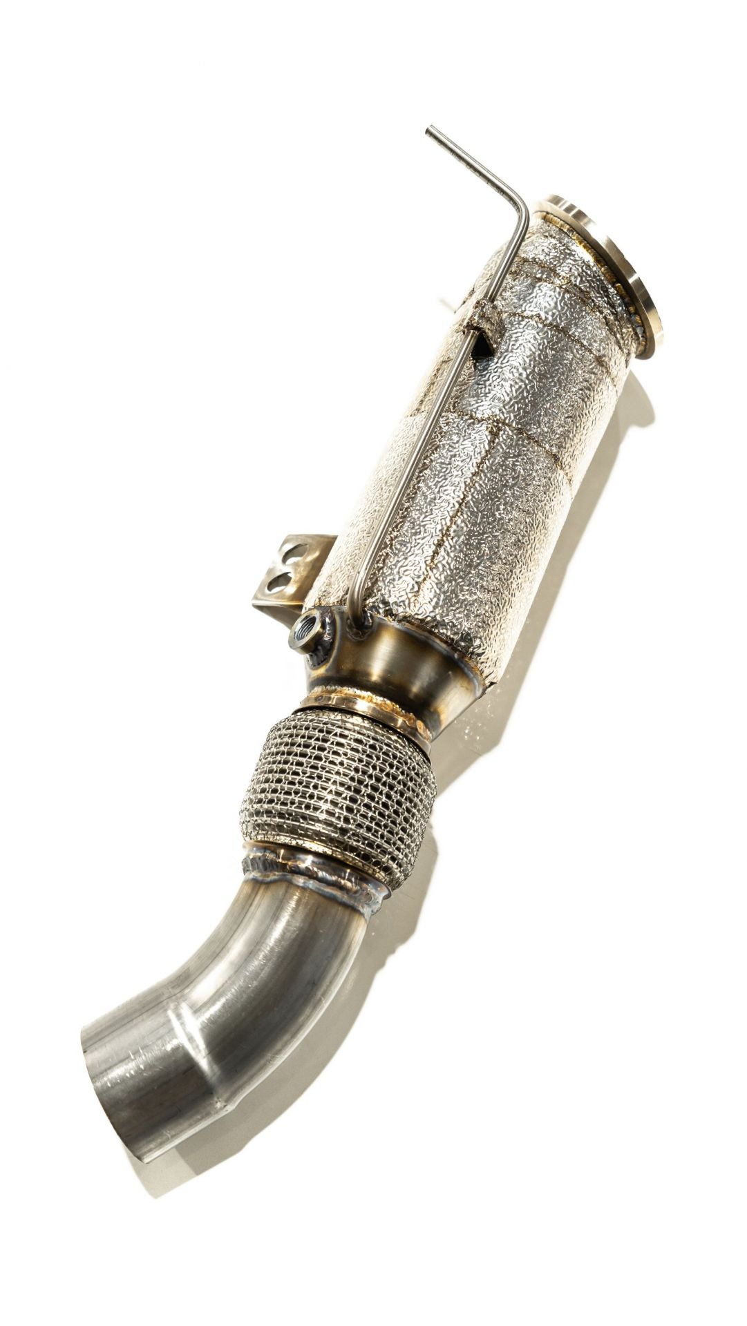 Aulitzky Exhaust | ECE Downpipe mit Sport-Kat | passend für BMW 340i/440i OPF (F30/F31/F32/F33/F36) B58