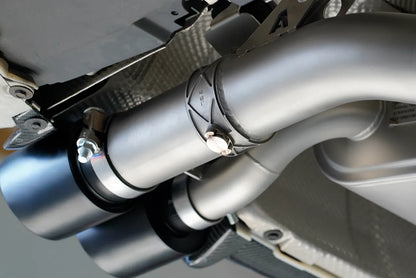 Aulitzky Exhaust | ECE Klappenabgasanlage 3" (76mm) ab Kat/OPF | passend für BMW M3/M4 inkl. Competition/CS (F80/F82/F83) S55