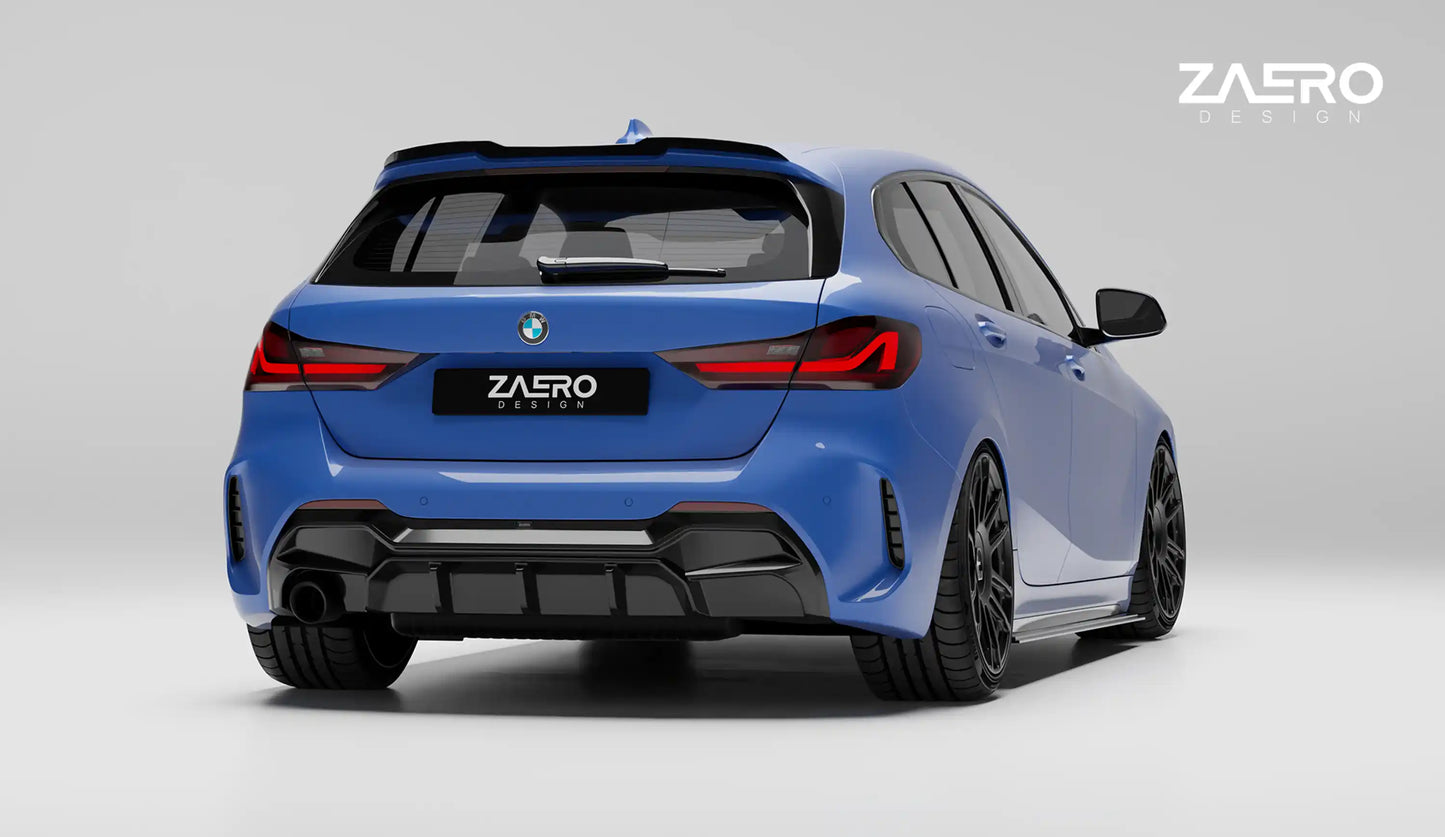 EVO-1 Diffusor für BMW 1er Serie F40 - 116 & 118 (Single Auspuff)