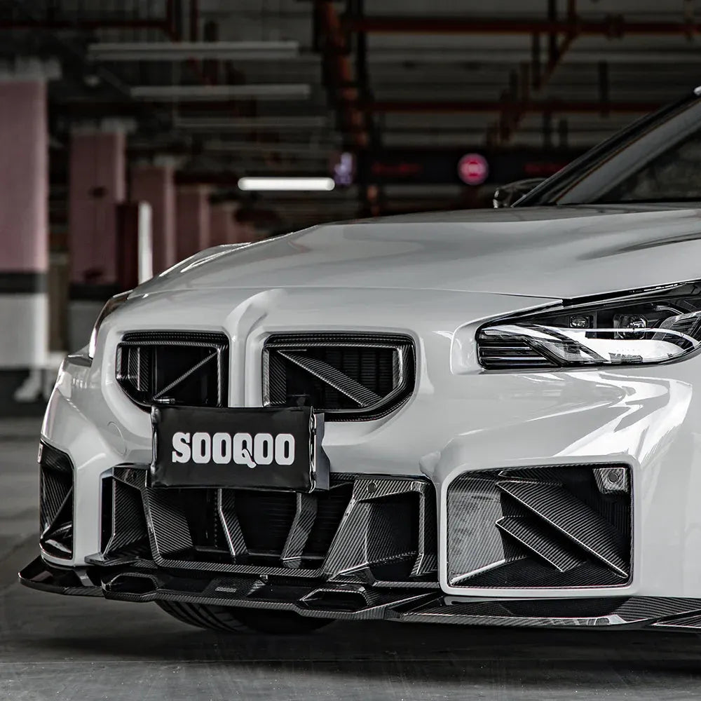 Frontgrill SOOQOO Carbon | passend für BMW M2 (G87) S58 | Aulitzky Tuning