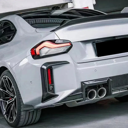 Heck Canards Carbon | passend für BMW M2 (G87) S58 | Aulitzky Tuning