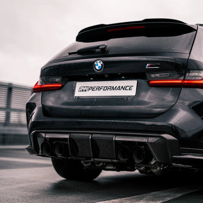 Heckdiffusor Einsatz Carbon | passend für BMW M3/M4 inkl. Competition (G80/G81/G82/G83) | Aulitzky Tuning