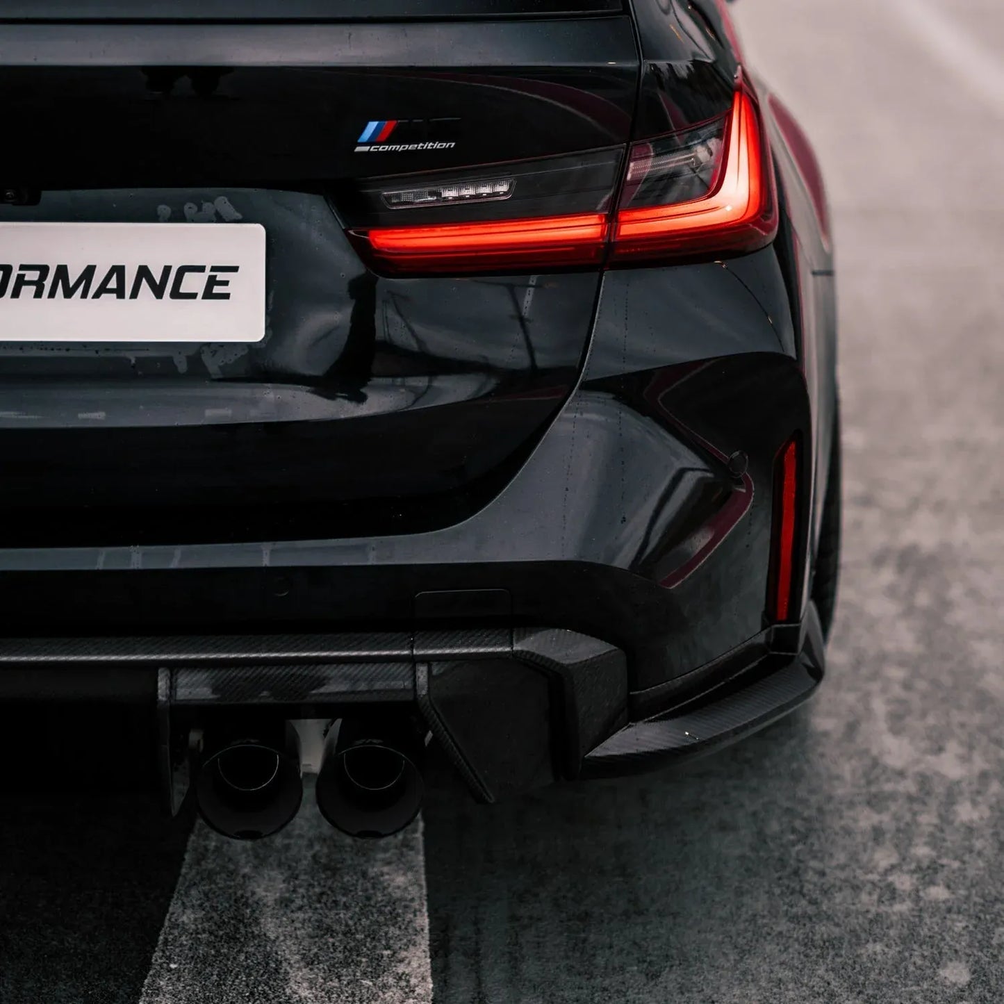 Heckdiffusor Einsatz Carbon | passend für BMW M3/M4 inkl. Competition (G80/G81/G82/G83) | Aulitzky Tuning