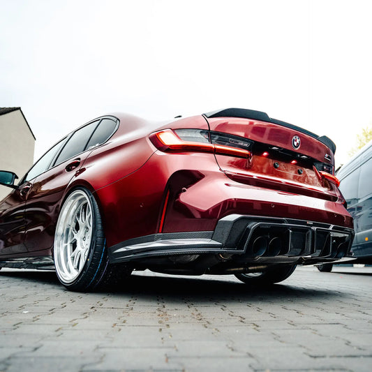 Heckdiffusor SOOQOO Carbon | passend für BMW M3/M4 inkl. Competition (G80/G81/G82/G83) | Aulitzky Tuning