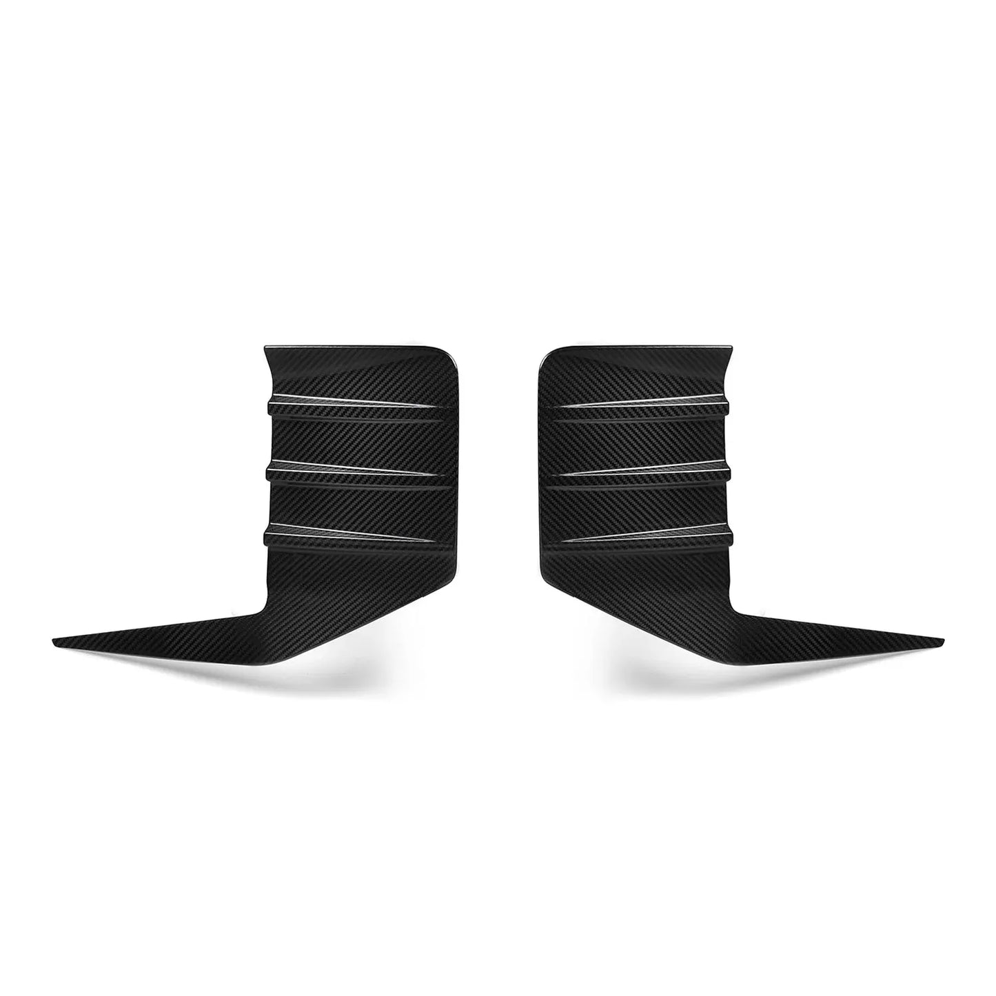 Heckstoßstangen-Einsätze Carbon | passend für BMW M2 (G87) S58 | Aulitzky Tuning