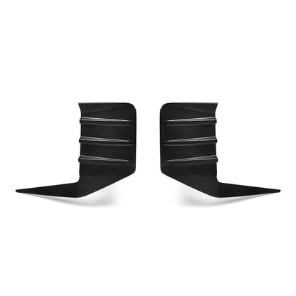 Heckstoßstangen-Einsätze Carbon | passend für BMW M2 (G87) S58 | Aulitzky Tuning