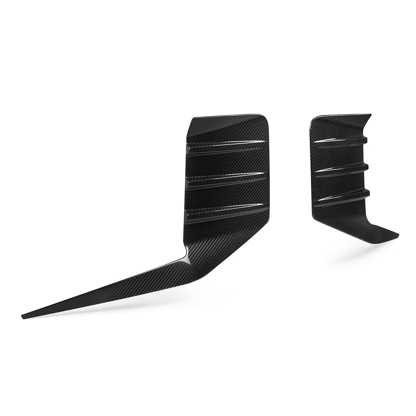 Heckstoßstangen-Einsätze Carbon | passend für BMW M2 (G87) S58 | Aulitzky Tuning