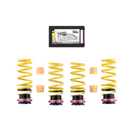 KW Gewindefedern | Höhenverstellbarer Federnsatz | passend für BMW X5M/X6M inkl. Competition (F95/F96) | 253200ED