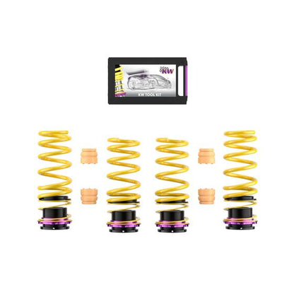 KW Gewindefedern | Höhenverstellbarer Federnsatz | passend für BMW X5M/X6M inkl. Competition (F95/F96) | 253200ED